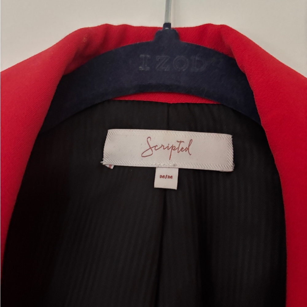 Scripted double breasted blazer - Picture 2 of 6